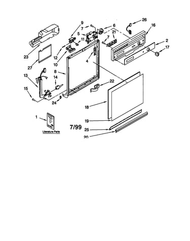 Frame and console