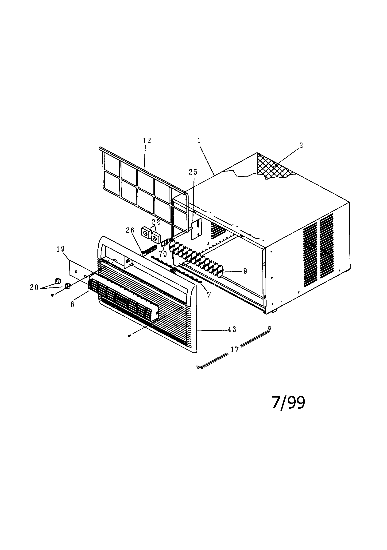 Cabinet front and wrapper