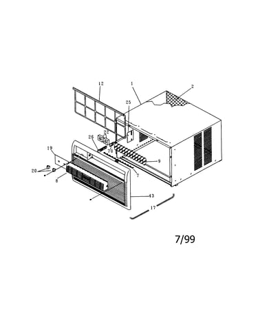 Cabinet front and wrapper