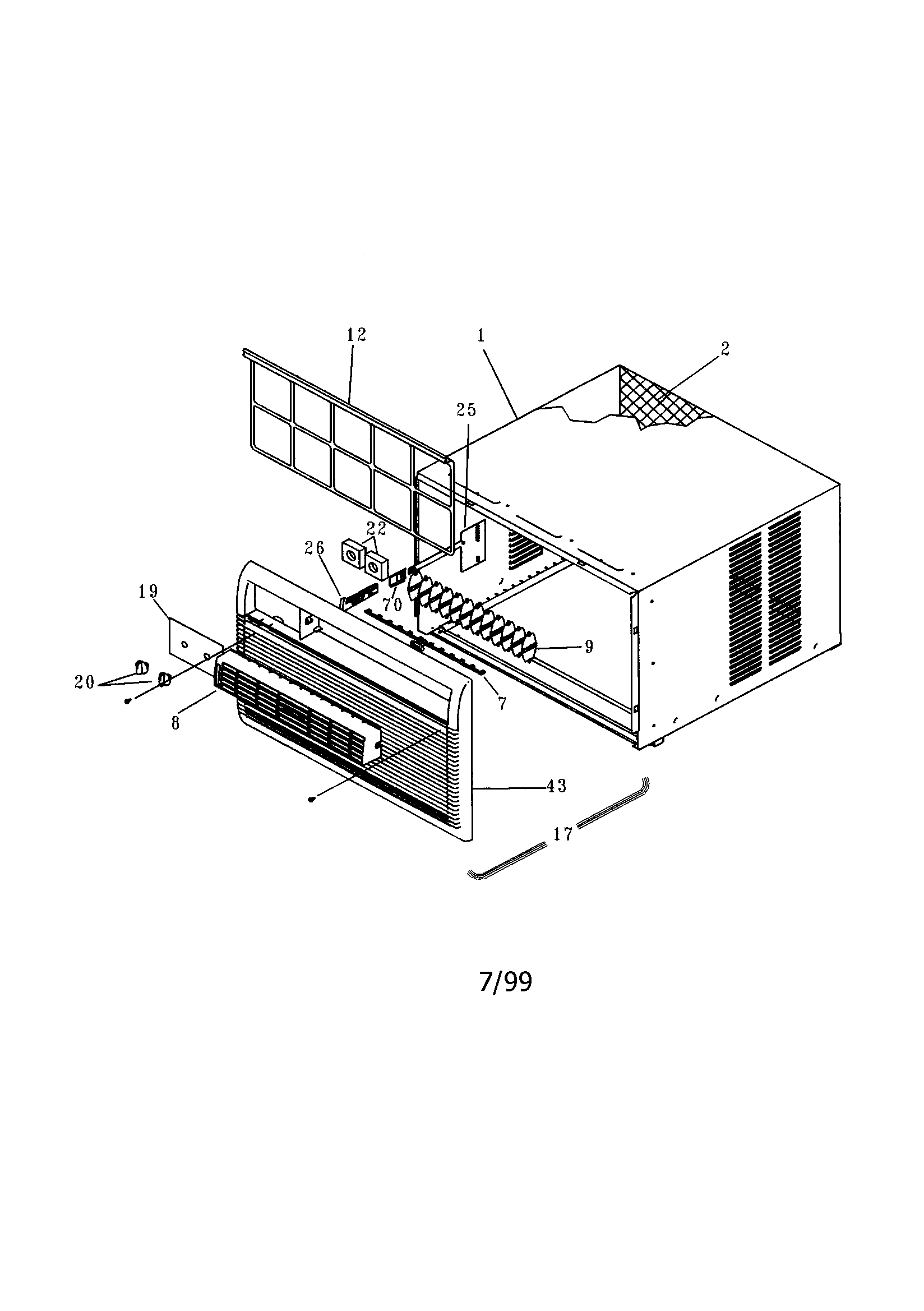Cabinet front and wrapper