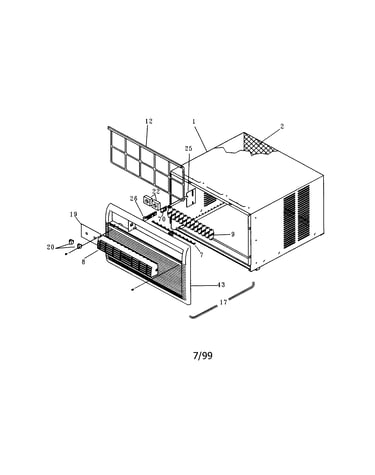 Cabinet front and wrapper