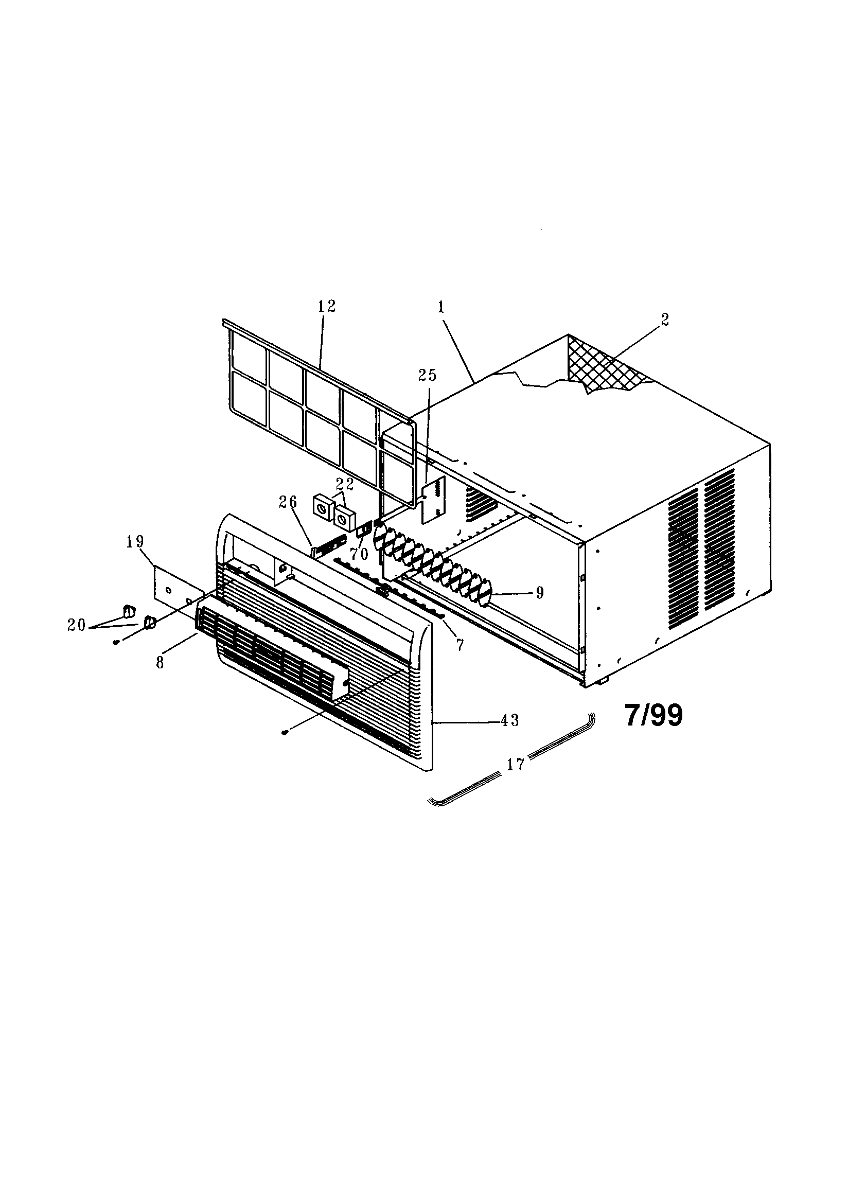 Cabinet front and wrapper