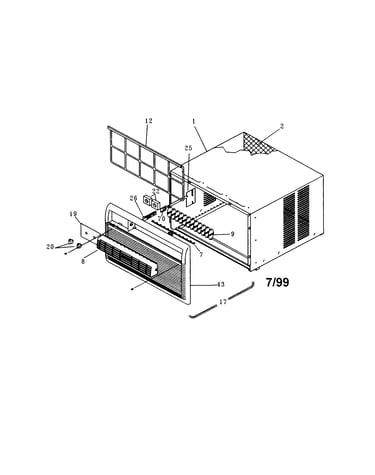 Cabinet front and wrapper