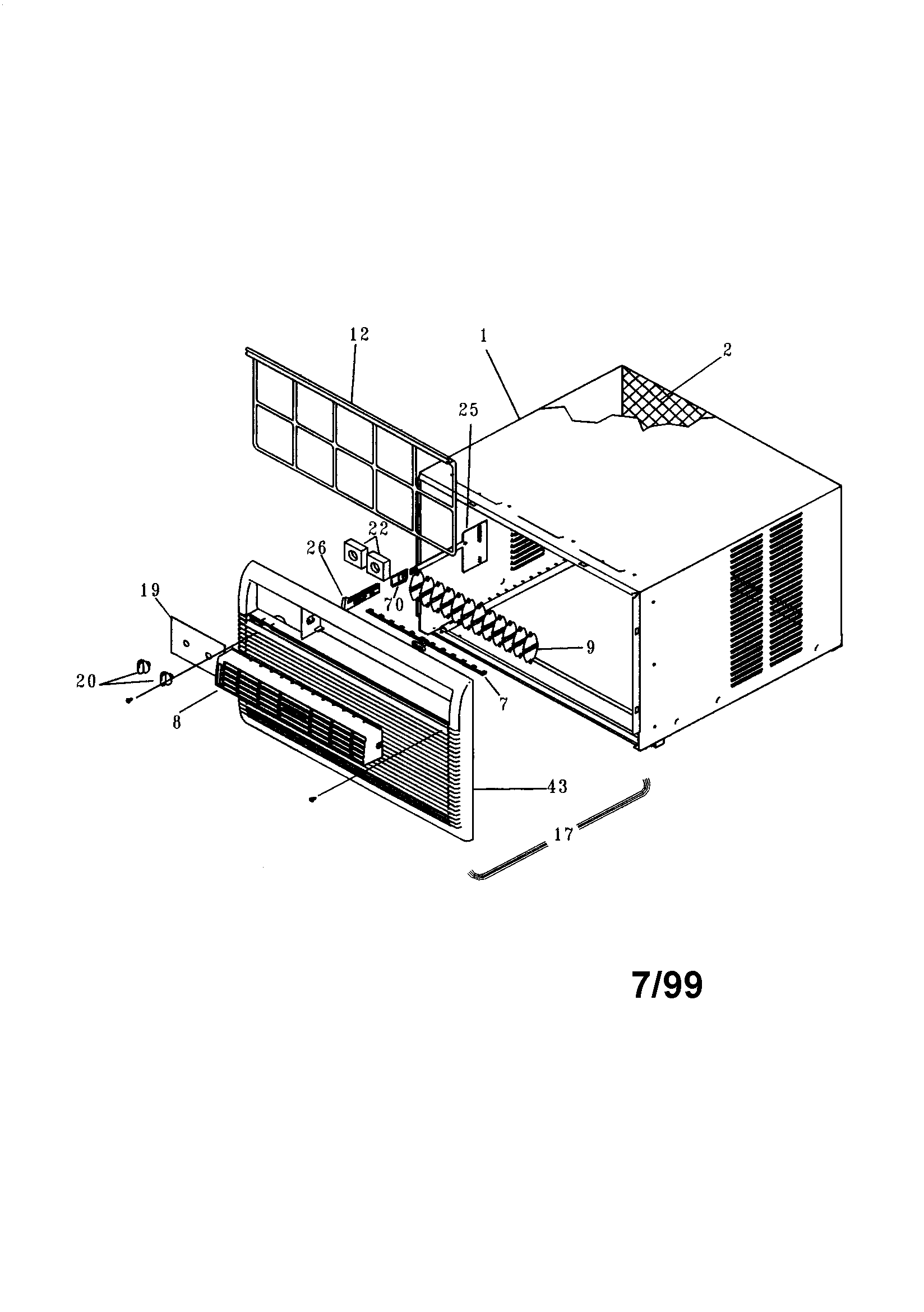 Cabinet front and wrapper