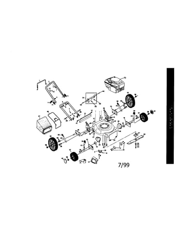 Craftsman rotary lawn mower