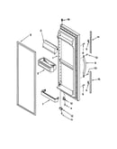 Refrigerator door