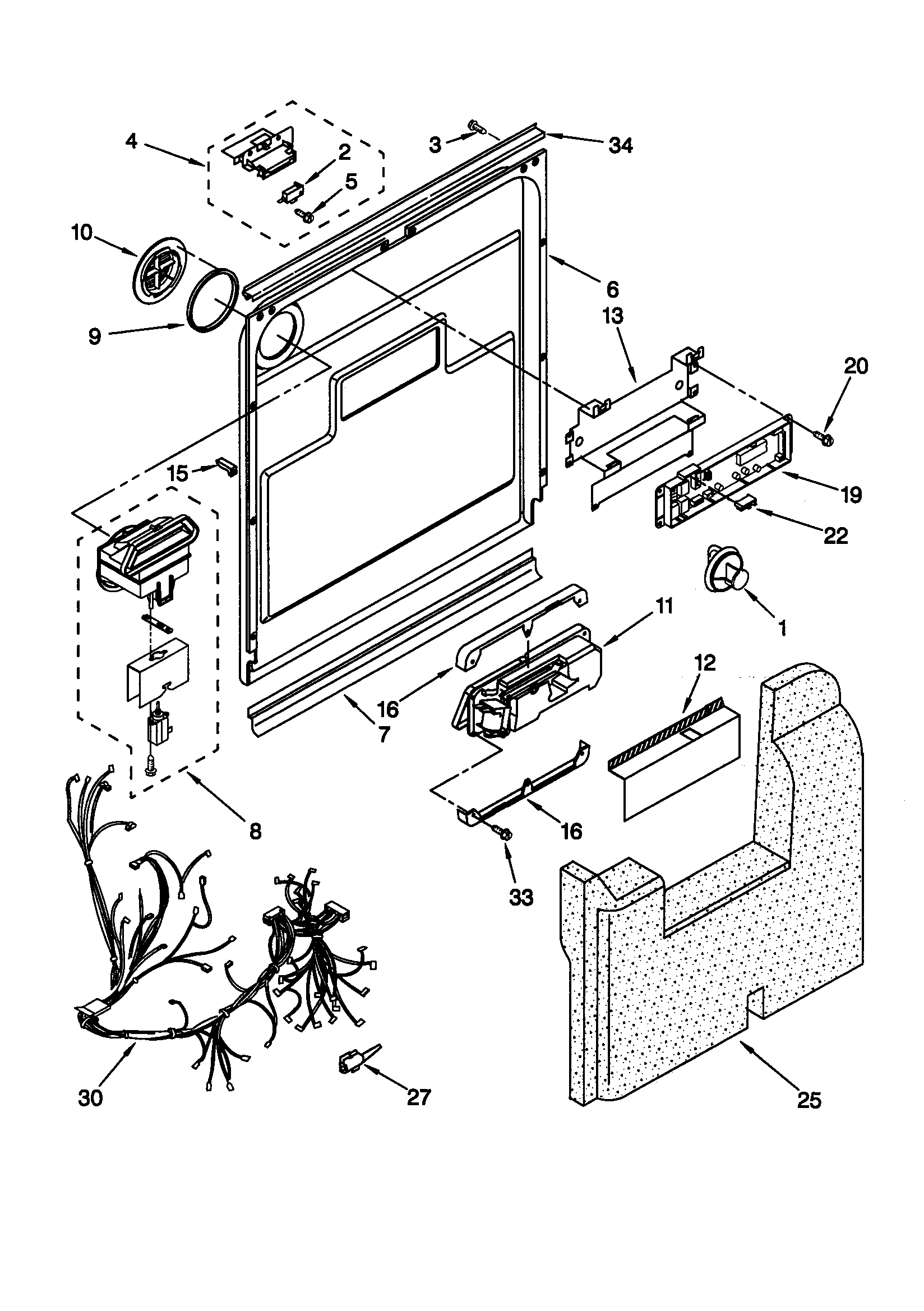 DOOR AND LATCH