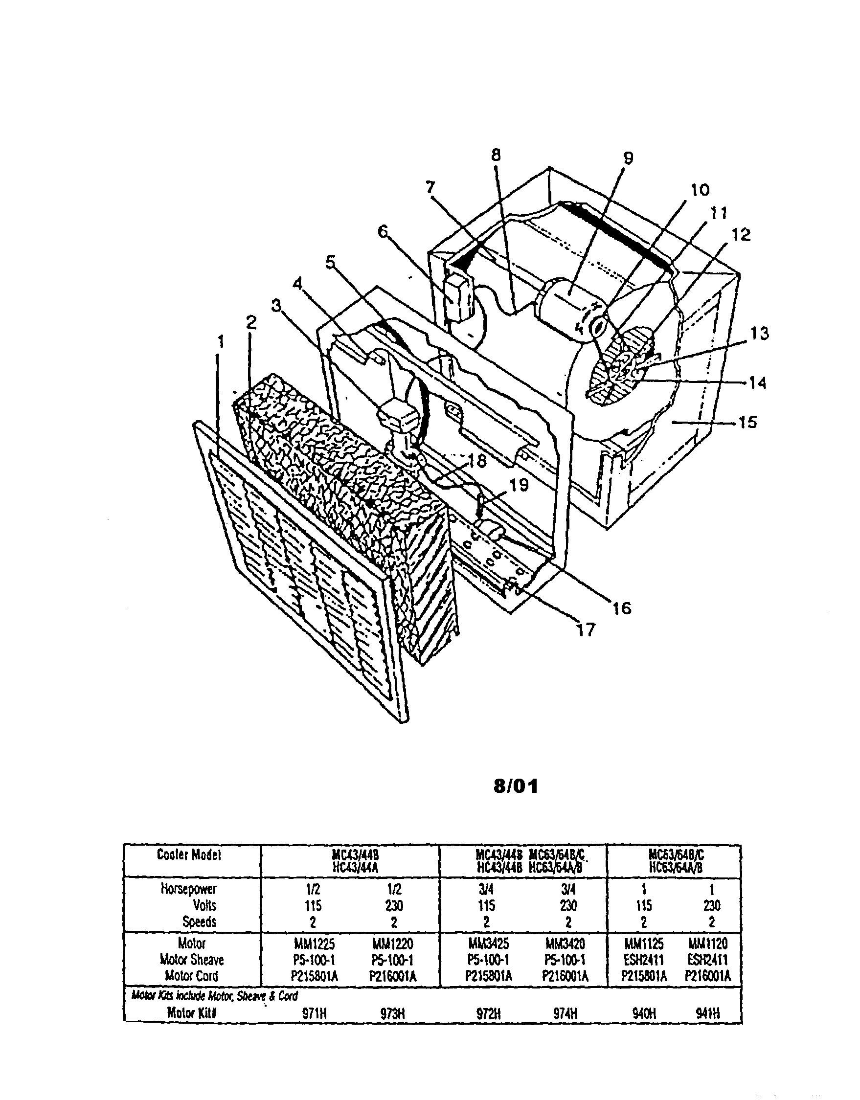 Replacement parts