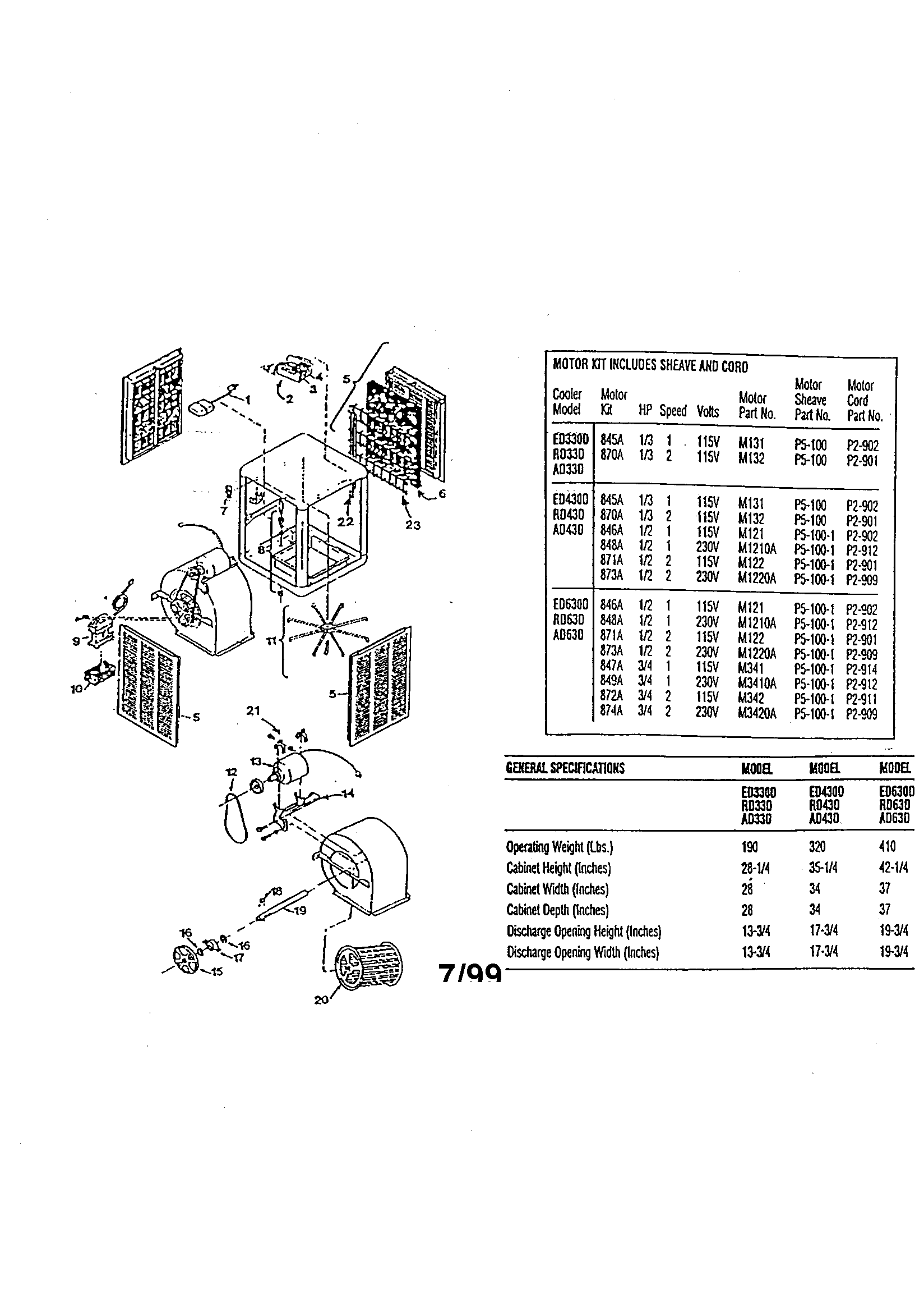 Replacement parts
