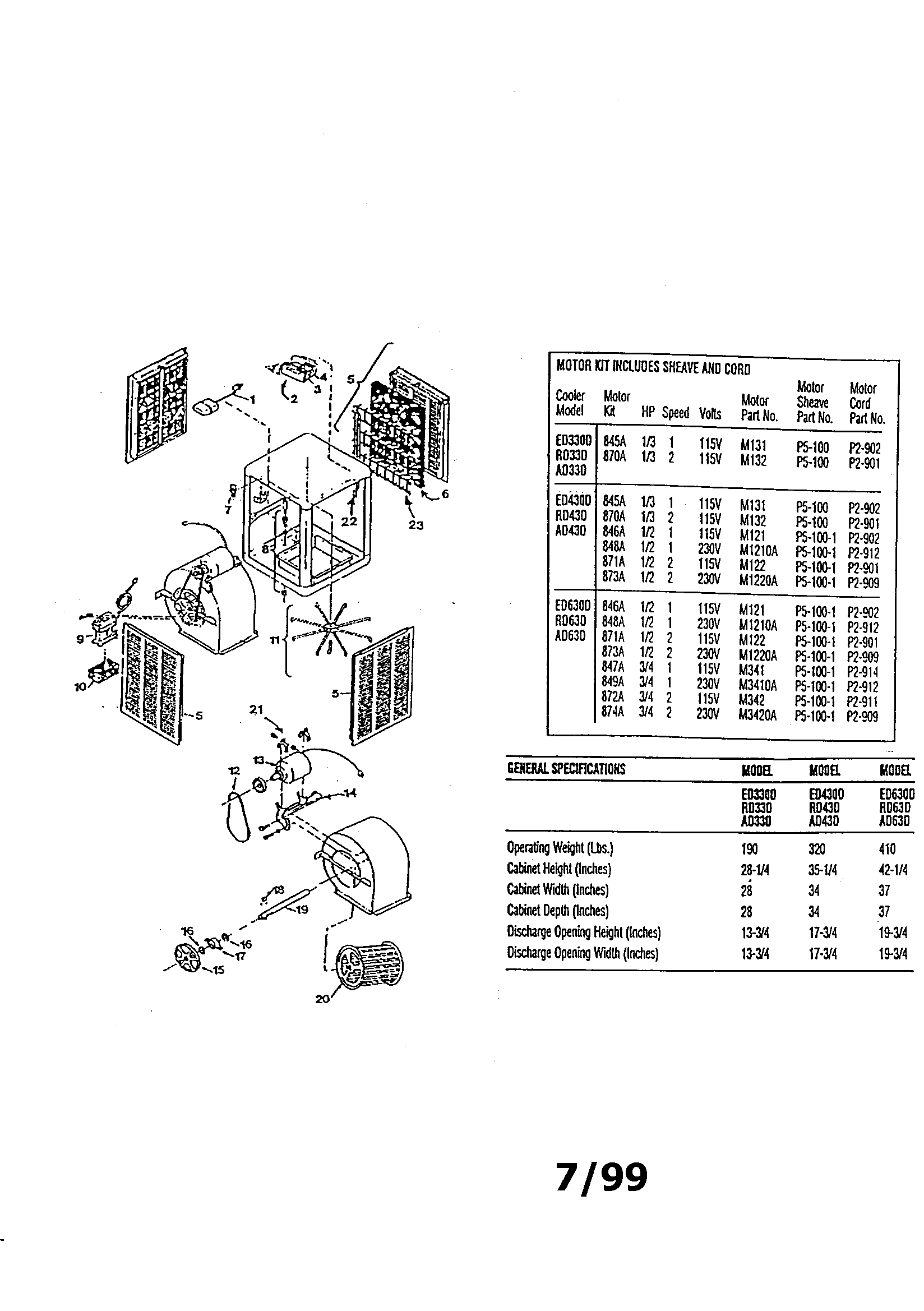 Replacement parts