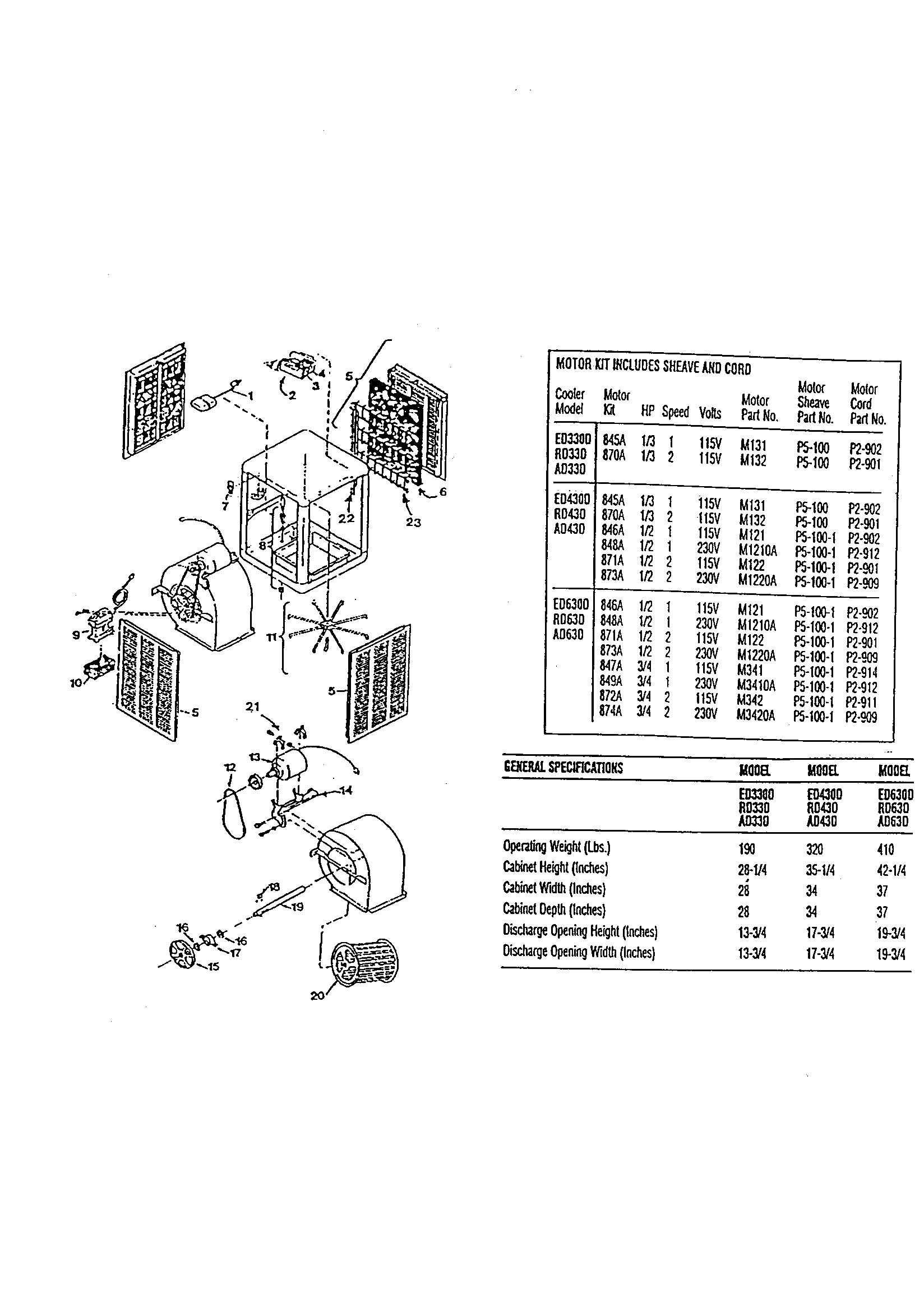 Replacement parts