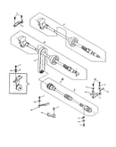 Arm shaft drive system