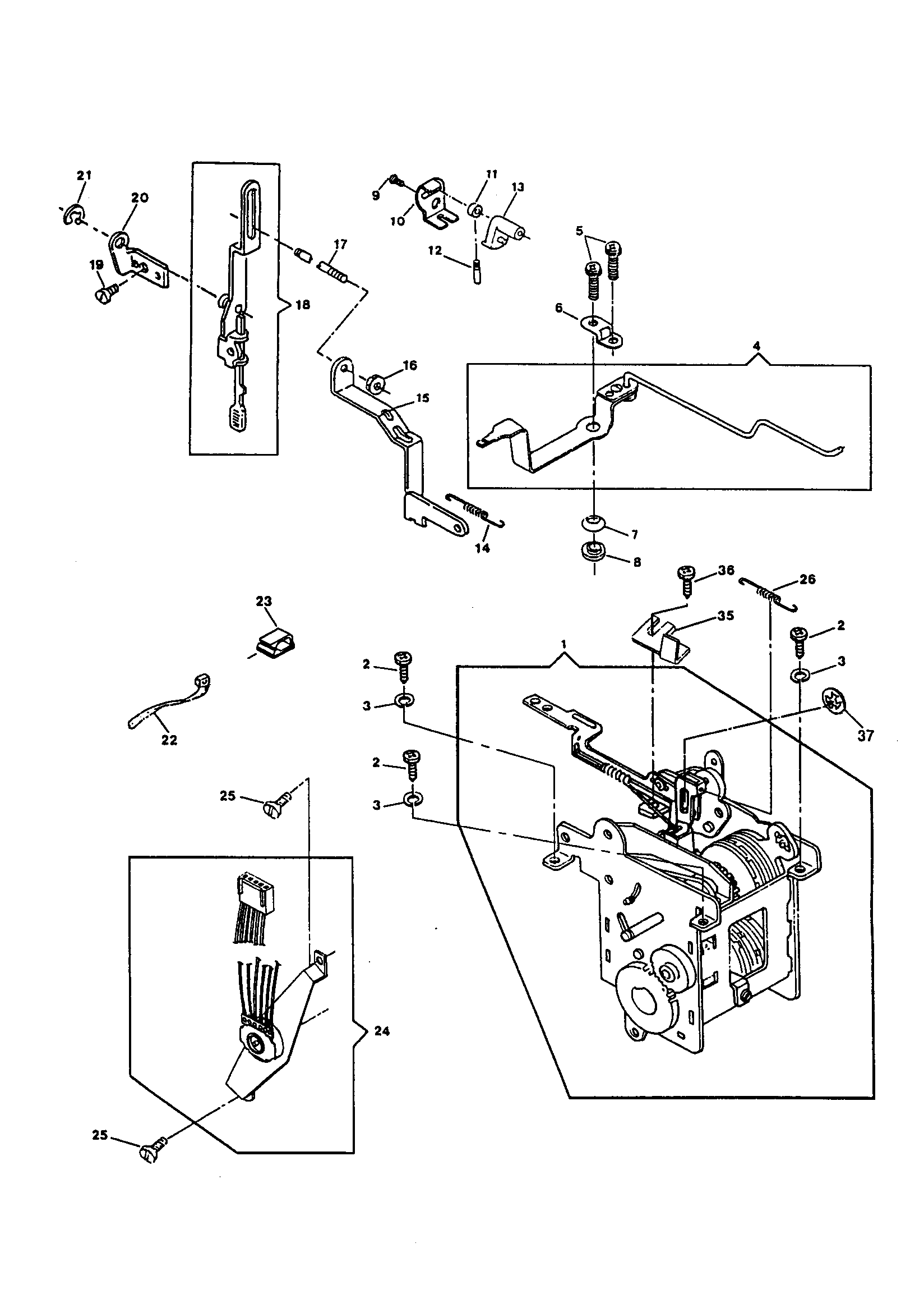 Pattern stitch length/cam feed