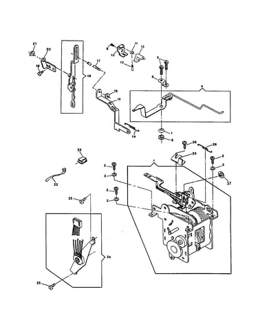 Pattern stitch length/cam feed