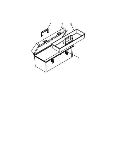 19" plastic handbox