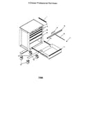 5 drawer professional roll-away