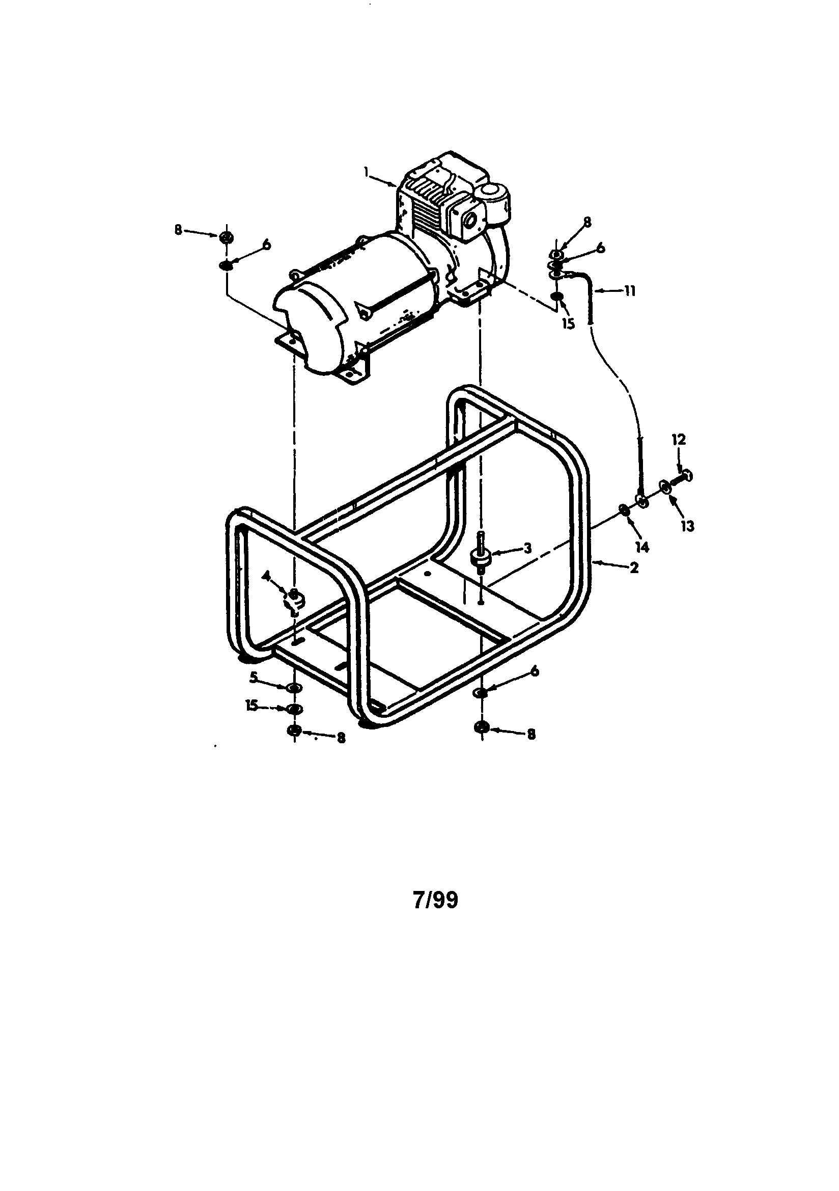 Engine and frame