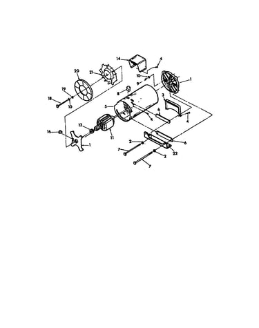 Rotor and housing
