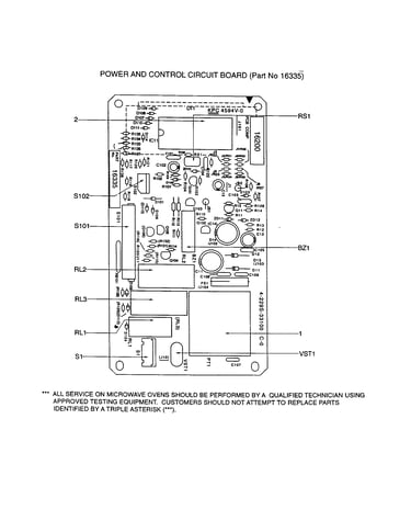 Power and control circuit board