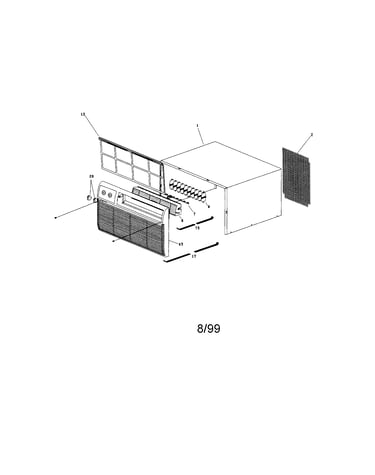 Cabinet front and wrapper