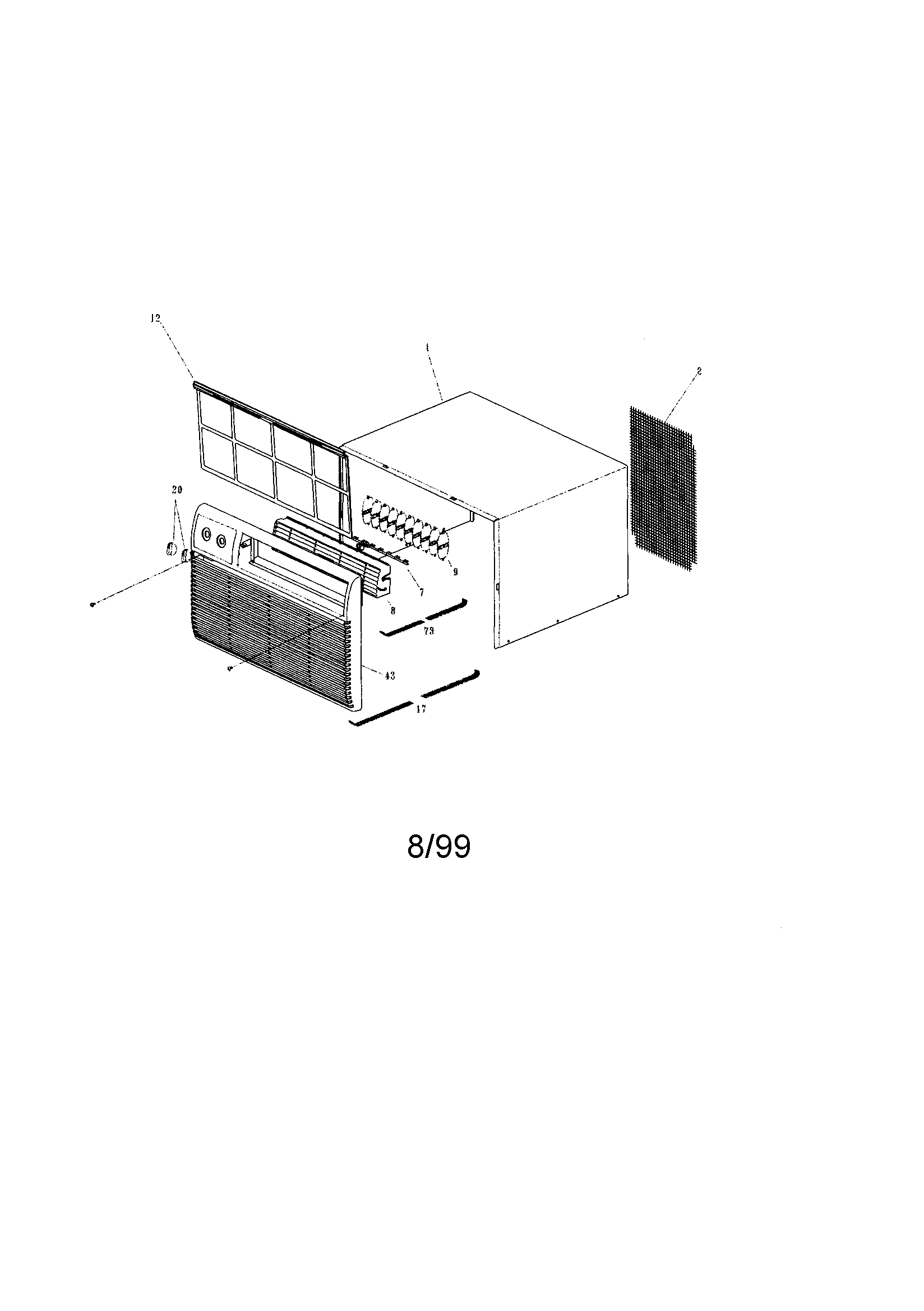Cabinet front and wrapper