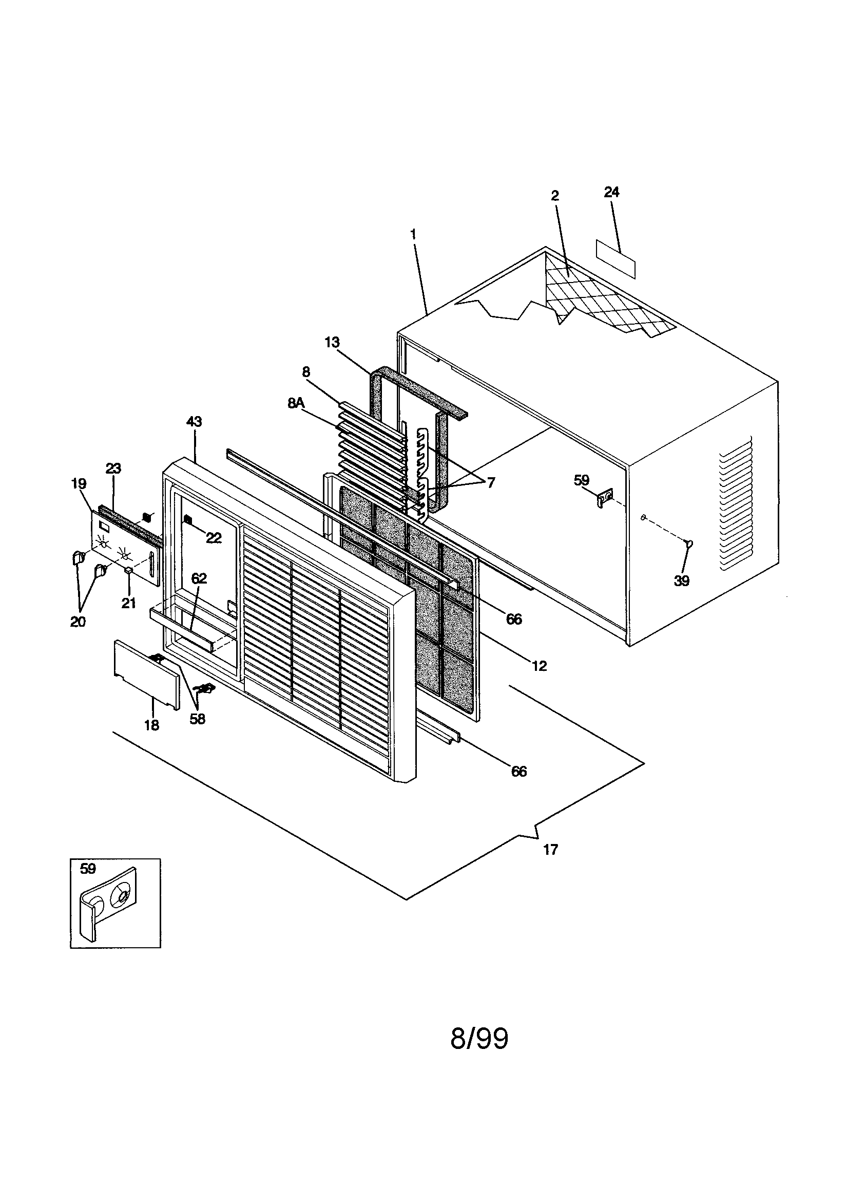 Cabinet front and wrapper
