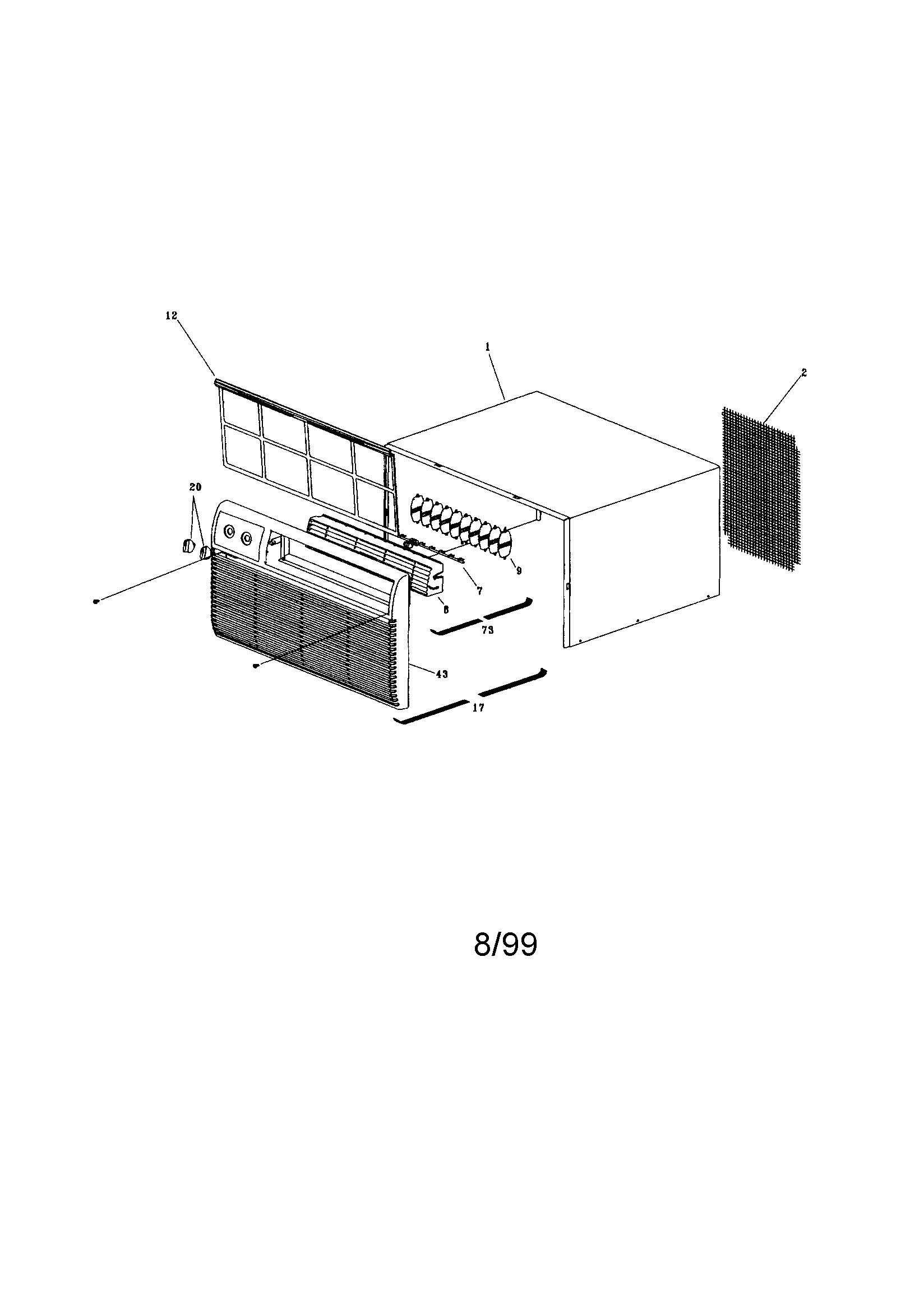 Cabinet front and wrapper