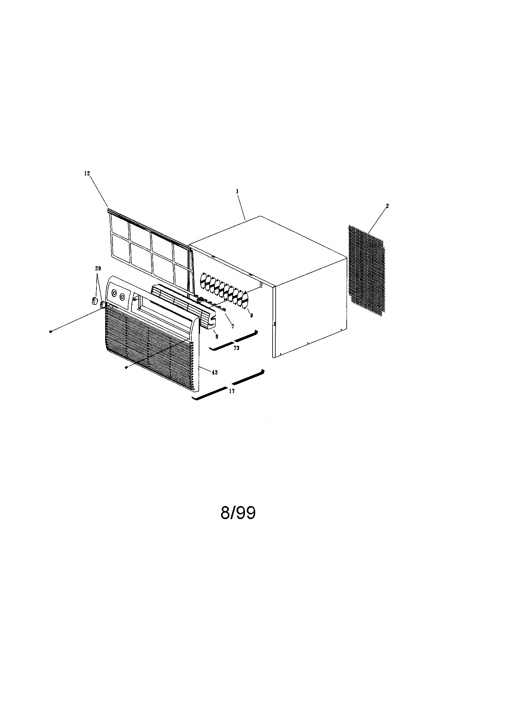 Cabinet front and wrapper
