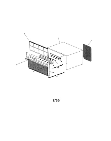Cabinet front and wrapper