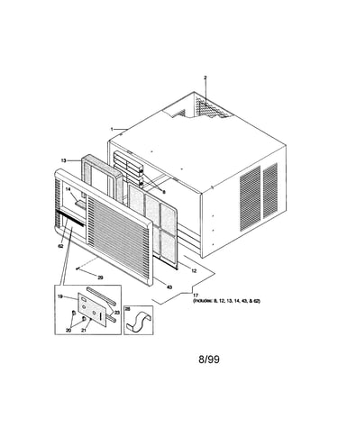 Cabinet front and wrapper