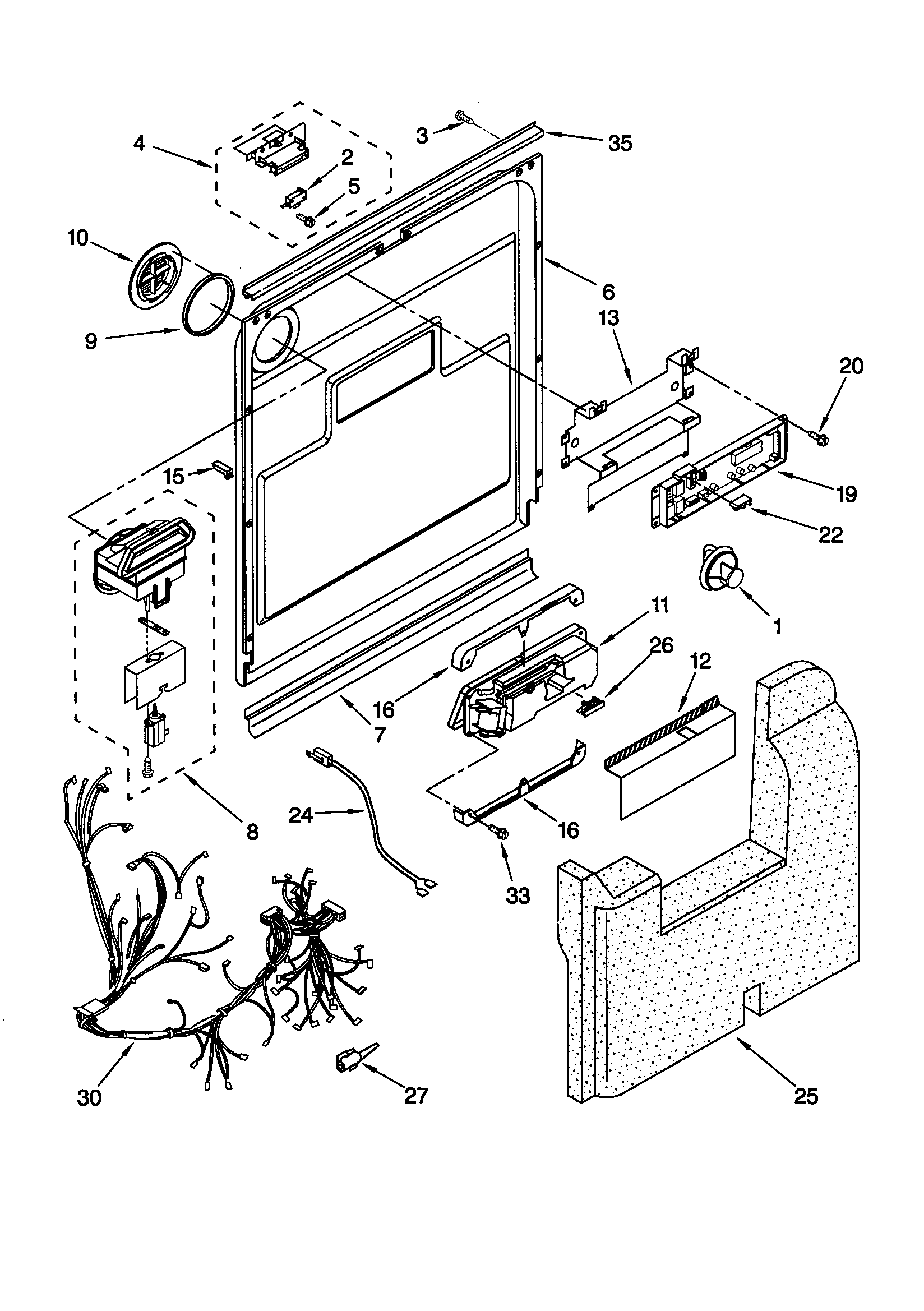 DOOR AND LATCH