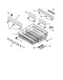 Upper rack and track