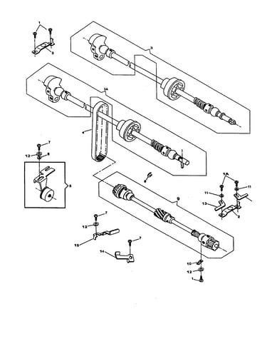 Arm shift drive system