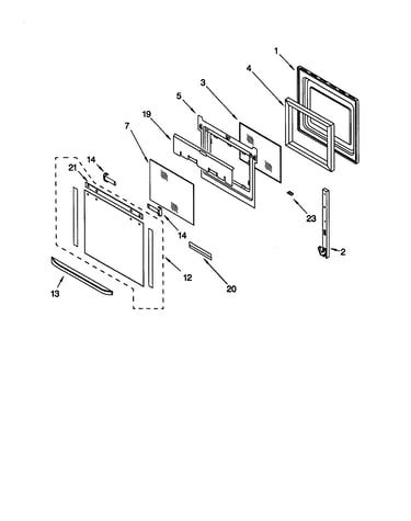 Oven door