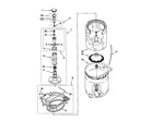 Kenmore 11020982991 agitator/gasket/tub diagram