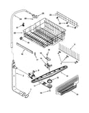 Upper dishrack/water feed