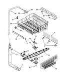 Upper dishrack/water feed