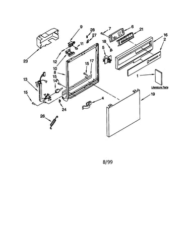 Frame and console