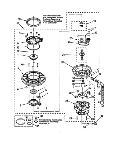 Pump and motor