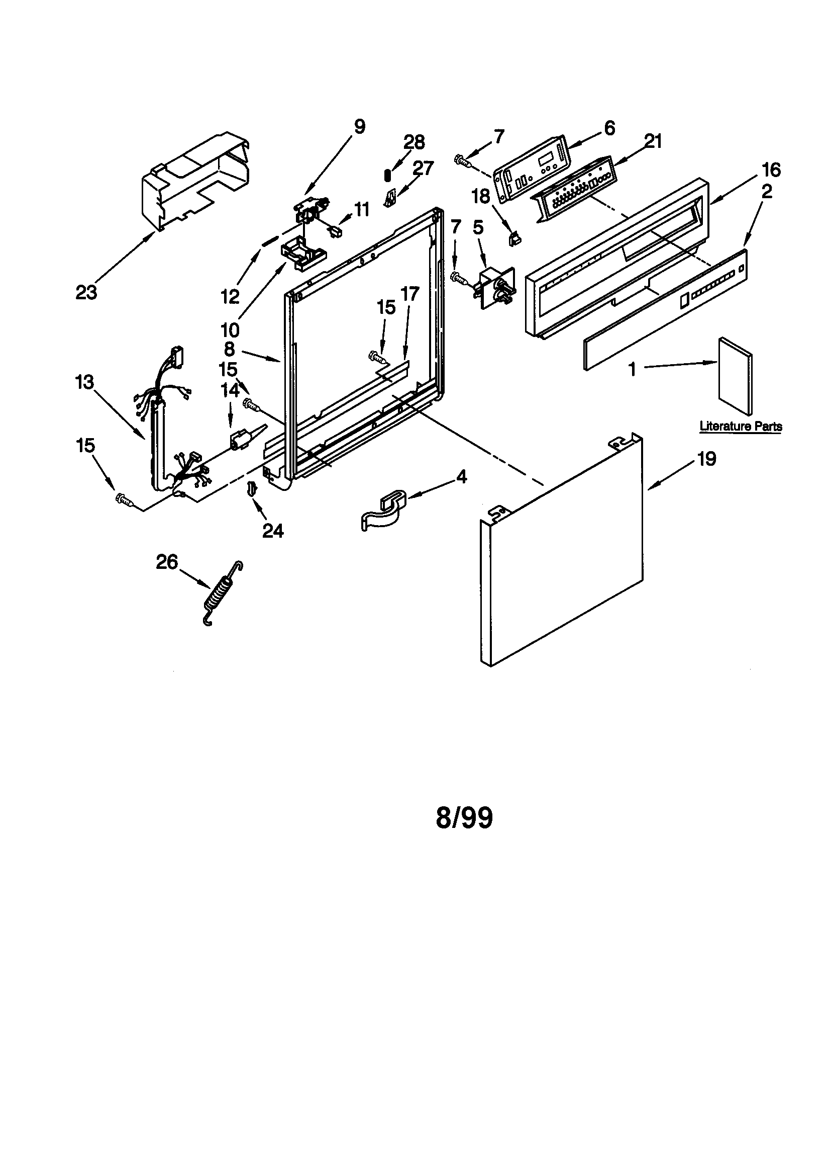 Frame and console