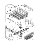 Upper dishrack/water feed