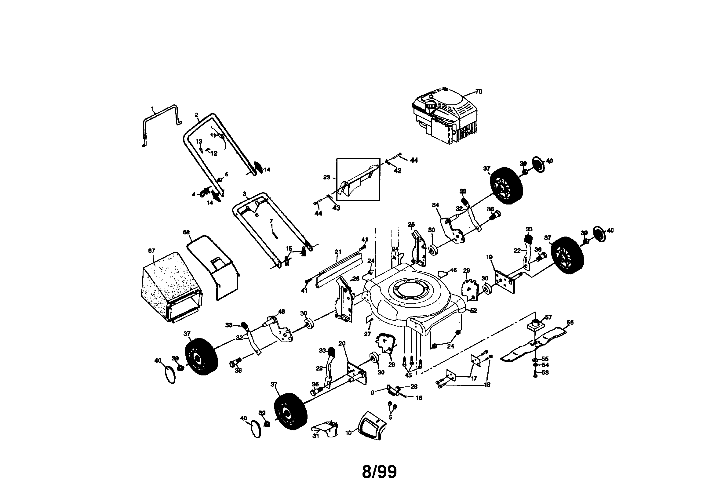 Craftsman rotary lawn mower