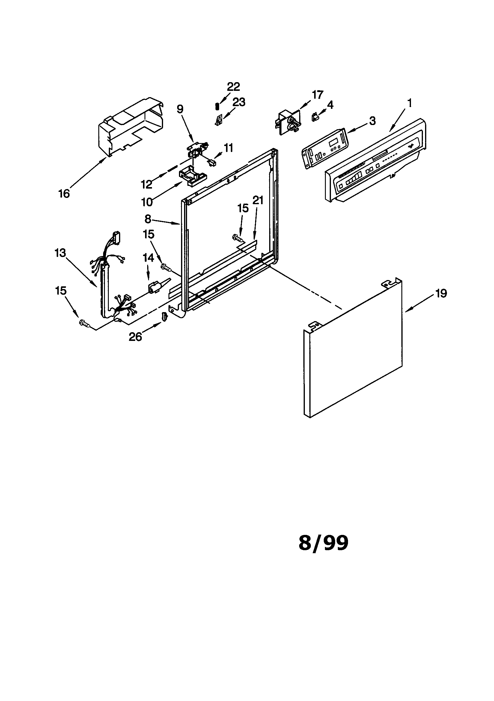 Frame and console
