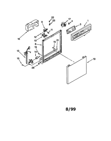 Frame and console