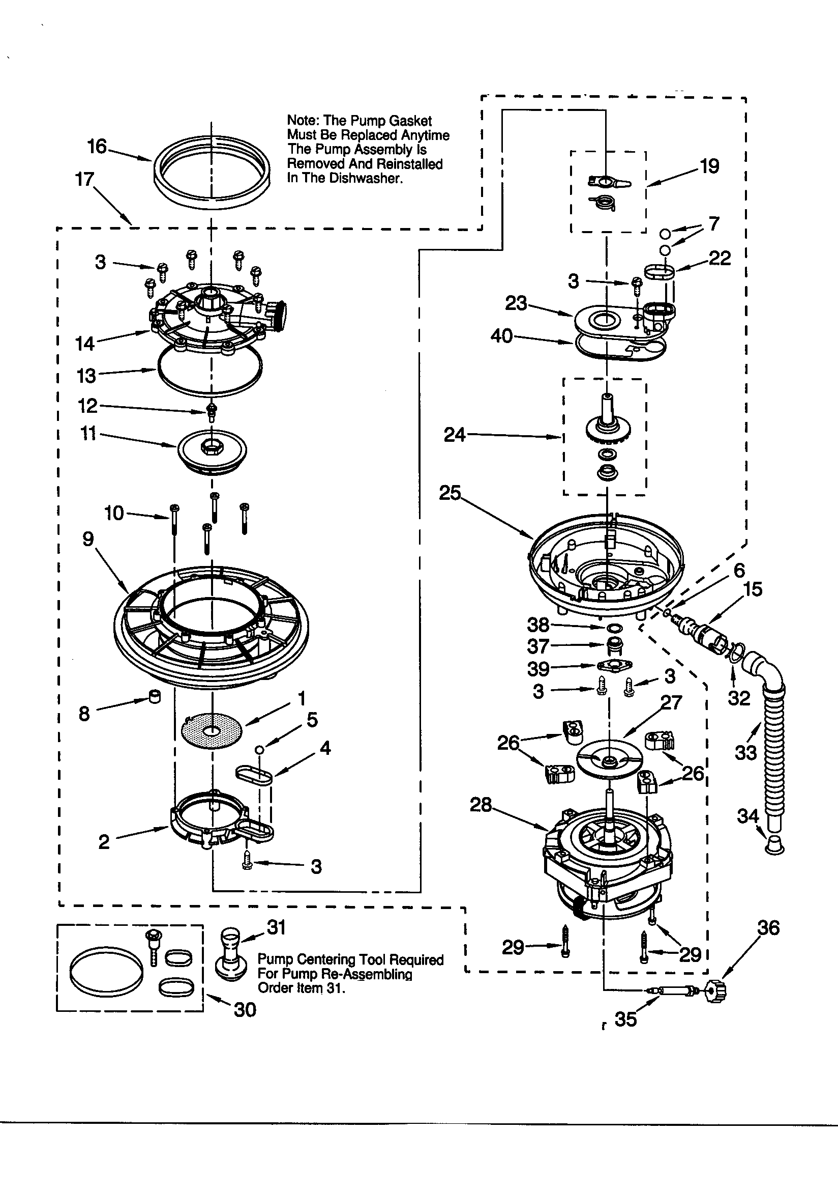 Pump and motor