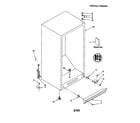 Whirlpool EV200NXGW03 cabinet diagram