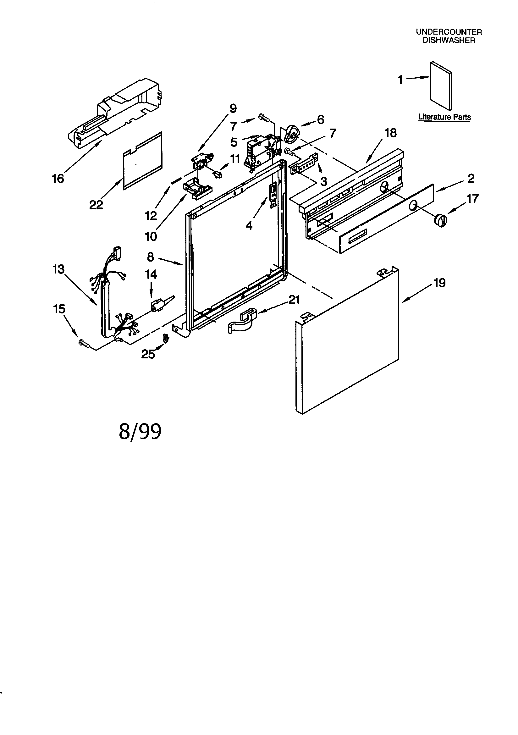 Frame and console
