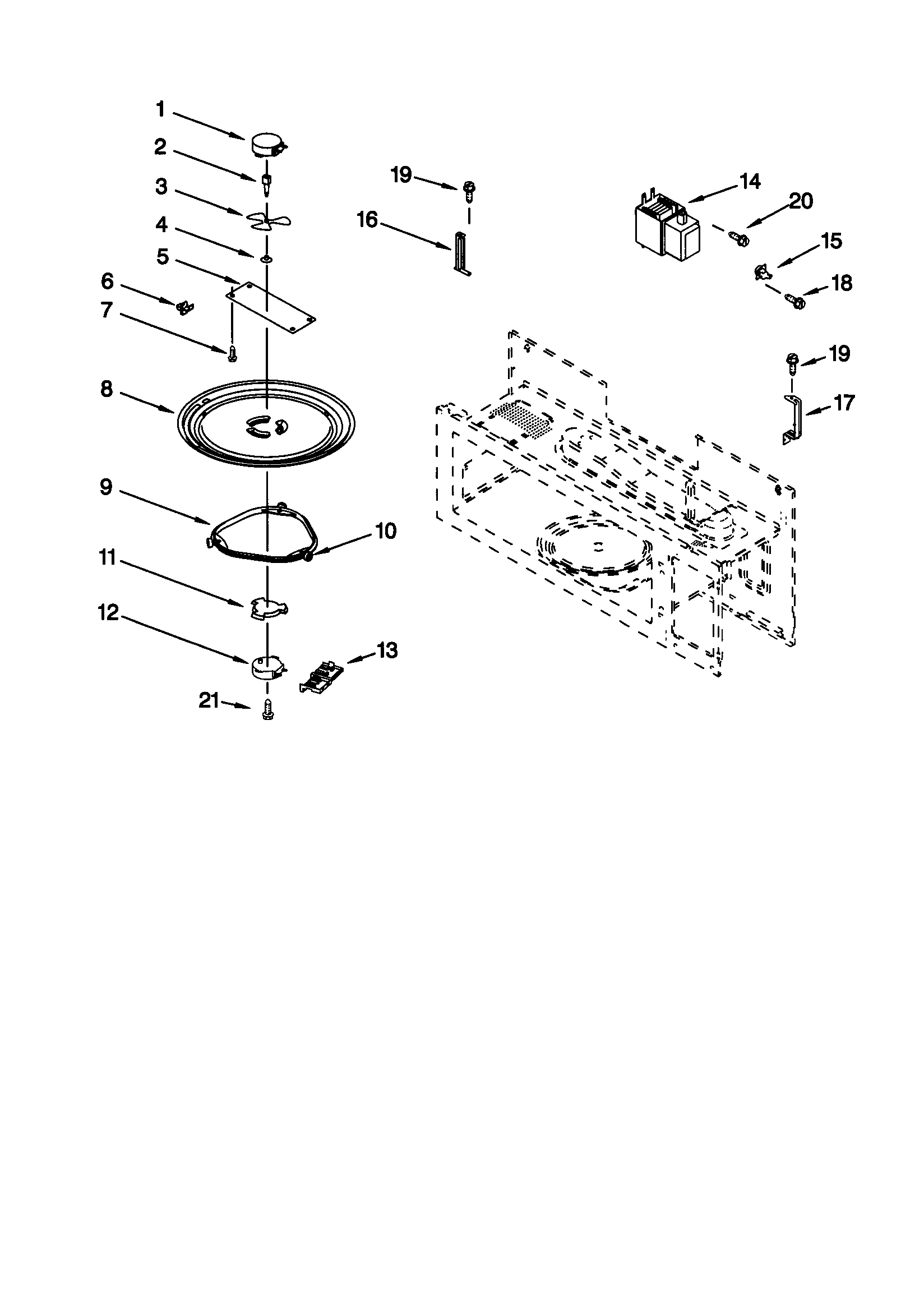 MAGNETRON AND TURNTABLE