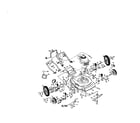 Craftsman 917387070 rotary lawn mower diagram