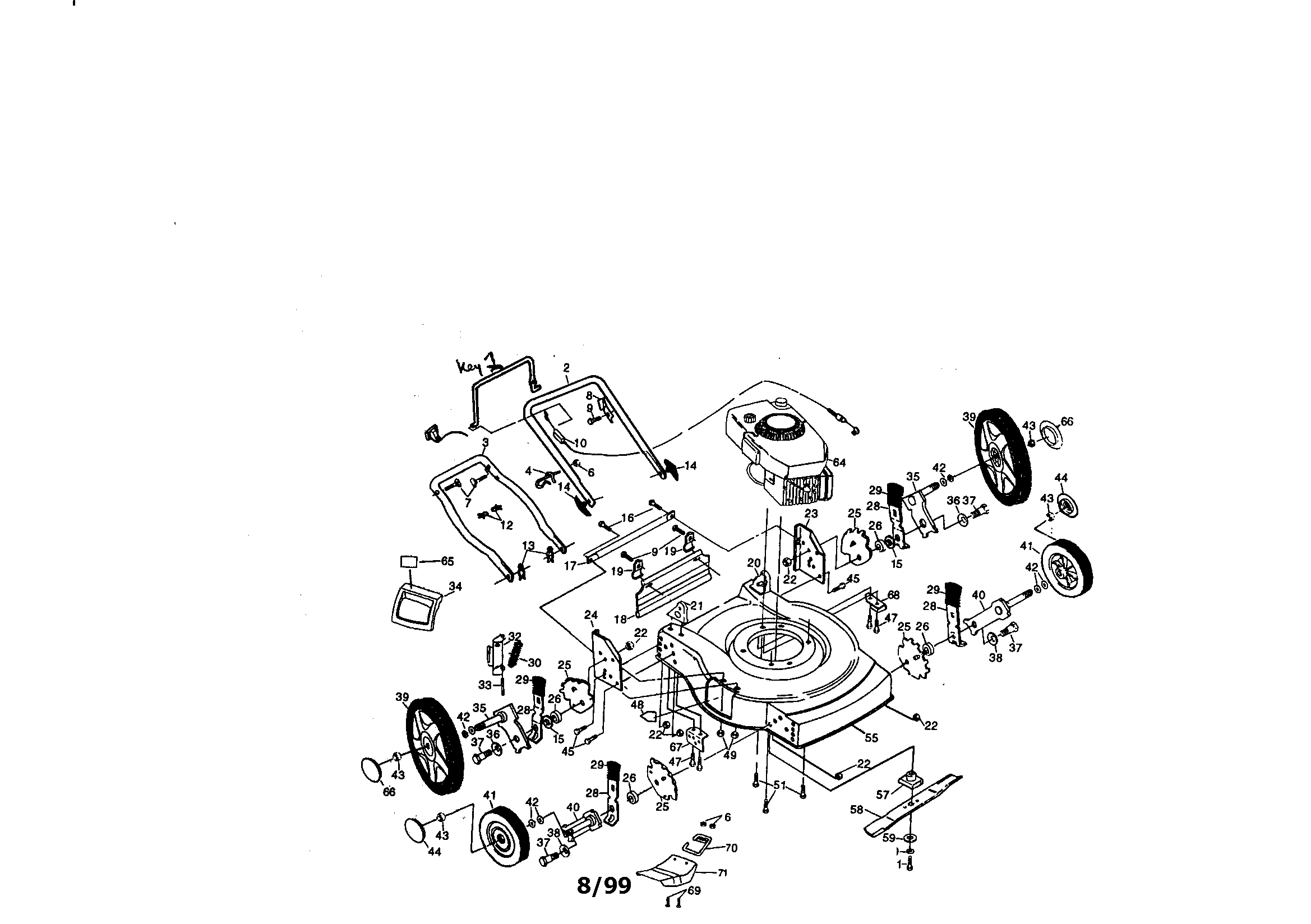 Rotary lawn mower